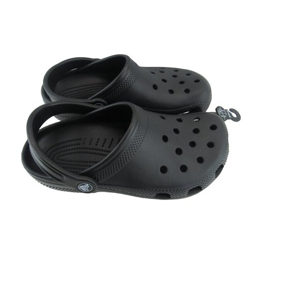 NEW JUNIOR CLASSIC BLACK CLOG - Picture 5 of 15